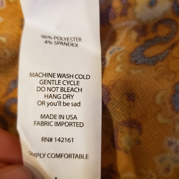 Lularoe Large Azure - Picture 3 of 3